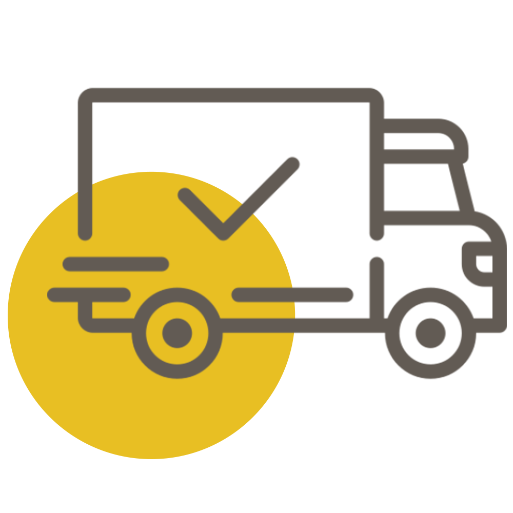 Ícone de caminhão ilustrando que a 1Brella envia seus produtos para todo Brasil